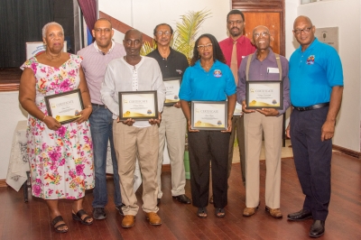 Stalwart Awardees with Certificates of Appreciation